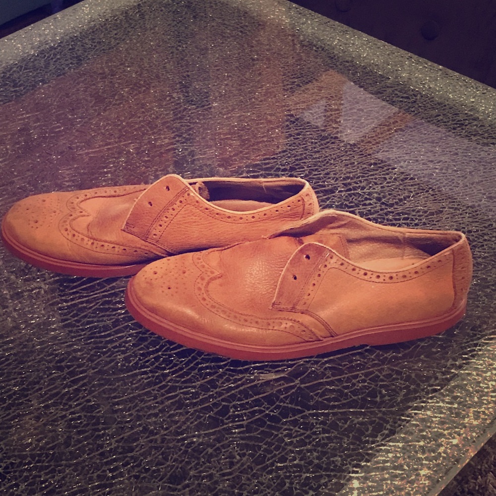 Vtg. Tan Polo boat shoes - still full of joy!